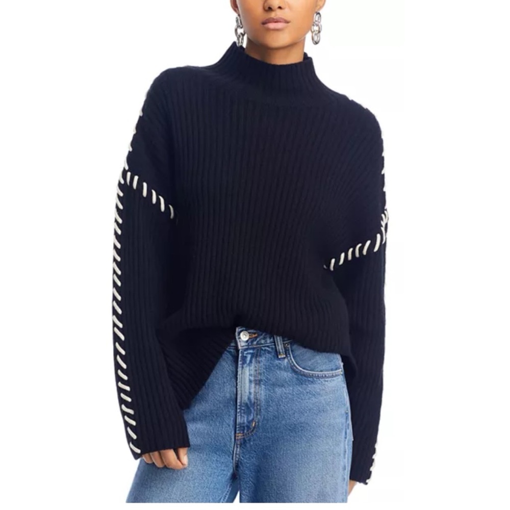 Rails Liam Wool Blend Turtleneck Sweater